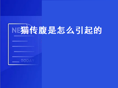 猫传腹是怎么引起的（湿性猫传腹是怎么引起的）